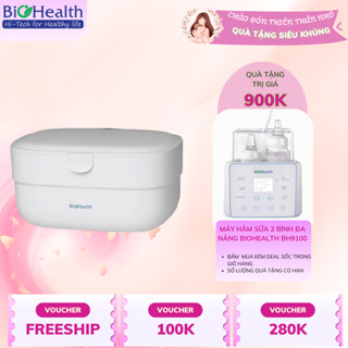 (Chính hãng) Máy Tiệt Trùng, Sấy Khô Bình Sữa Bằng Tia UV Biohealth BH5100 6 Lít, Nhỏ Gọn, Tiện Lợi, Bảo Hành 12 Tháng