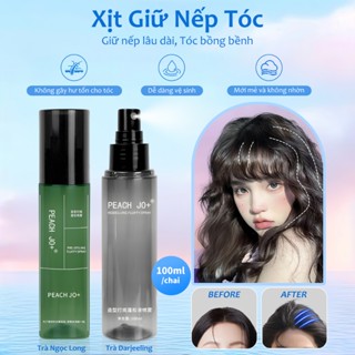 Gôm Xịt Tóc, Tạo Kiểu Tóc, Giữ Nếp Lâu Dài, Không Bết Dính, Xịt Giữ Nếp Tóc Mùi Trà Thơm, Tạo Độ Phồng Tự Nhiên, 100ml