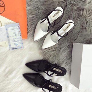 Giày cao gót bít mũi dây sau size 34 đến 40