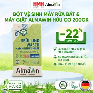  Bột Vệ Sinh Máy Rửa Bát & Máy Giặt Almawin Hữu Cơ 200gr HMH.0190200 