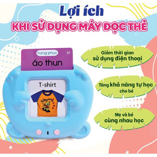 Đồ chơi trí tuệ Máy đọc từ vựng Anh-Việt không sóng điện từ, 510 từ vựng,đồ chơi giáo dục sớm cho bé