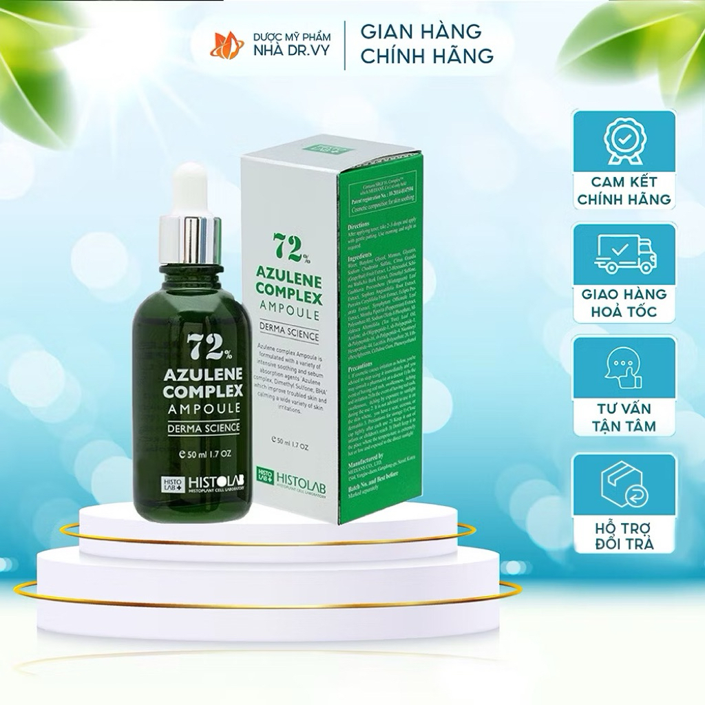 Tinh Chất Ngừa Mụn  Làm Sạch Mụn - Azulene Complex Ampoule 72%
