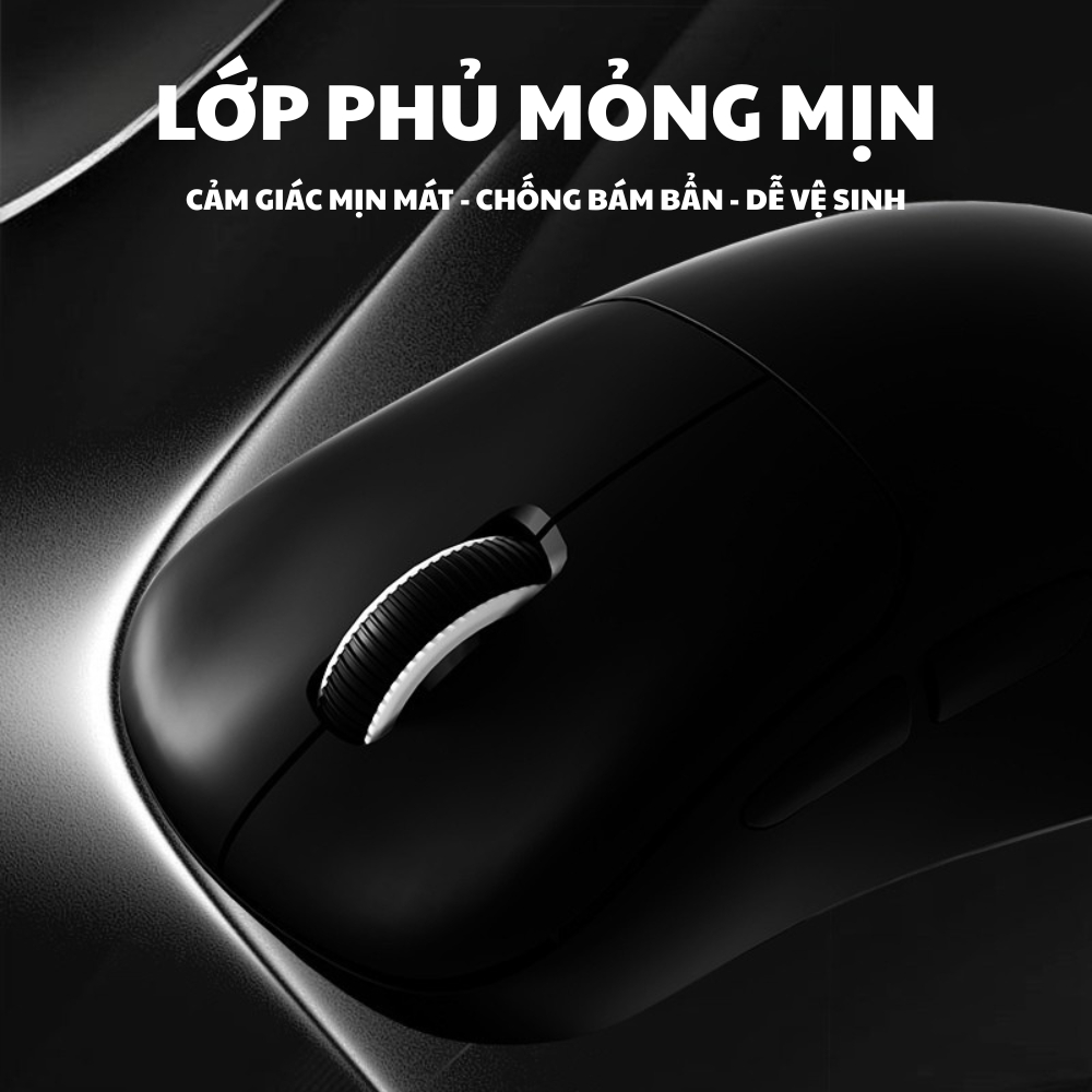 Chuột gaming không dây ATAS V6 PRO - 3 mode - Pin 500mAh - Có app - DPI 12 800 | BigBuy360 - bigbuy360.vn