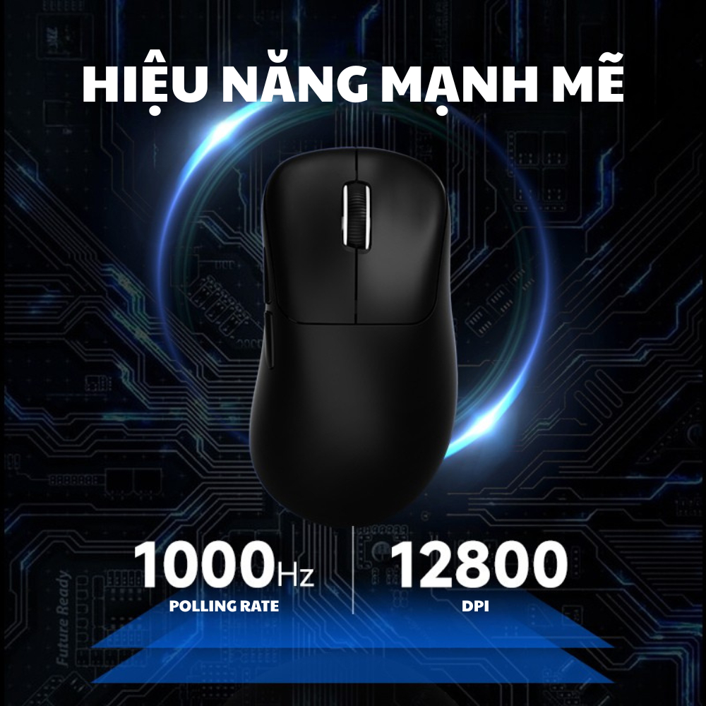 Chuột gaming không dây ATAS V6 PRO - 3 mode - Pin 500mAh - Có app - DPI 12 800 | BigBuy360 - bigbuy360.vn