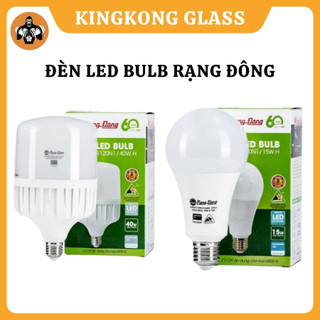  Đèn Led Bulb Rạng Đông hình tròn hình trụ công suất 7 15 20 40 80W sử dụng chip LED chất lượng cao tản nhiệt tốt 