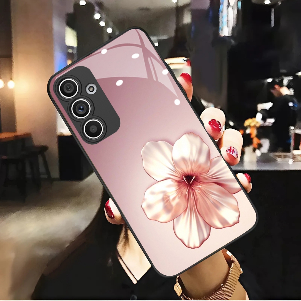 Ốp Lưng cho SAMSUNG M23 5G, M52 5G, M54 5G, M15 Mặt lưng cường Lực Họa Tiết