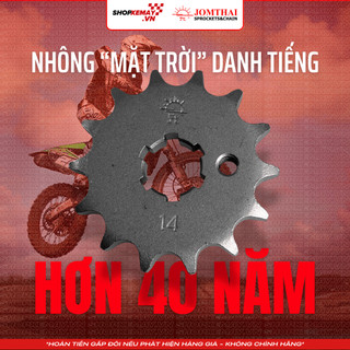   RẺ VÔ ĐỊCH  Nhông Trước Mặt Trời Jomthai Asahi 428 XE YAMAHA Exciter 135 150 155 PG-1 Sirius | SHOPXEMAY.VN 