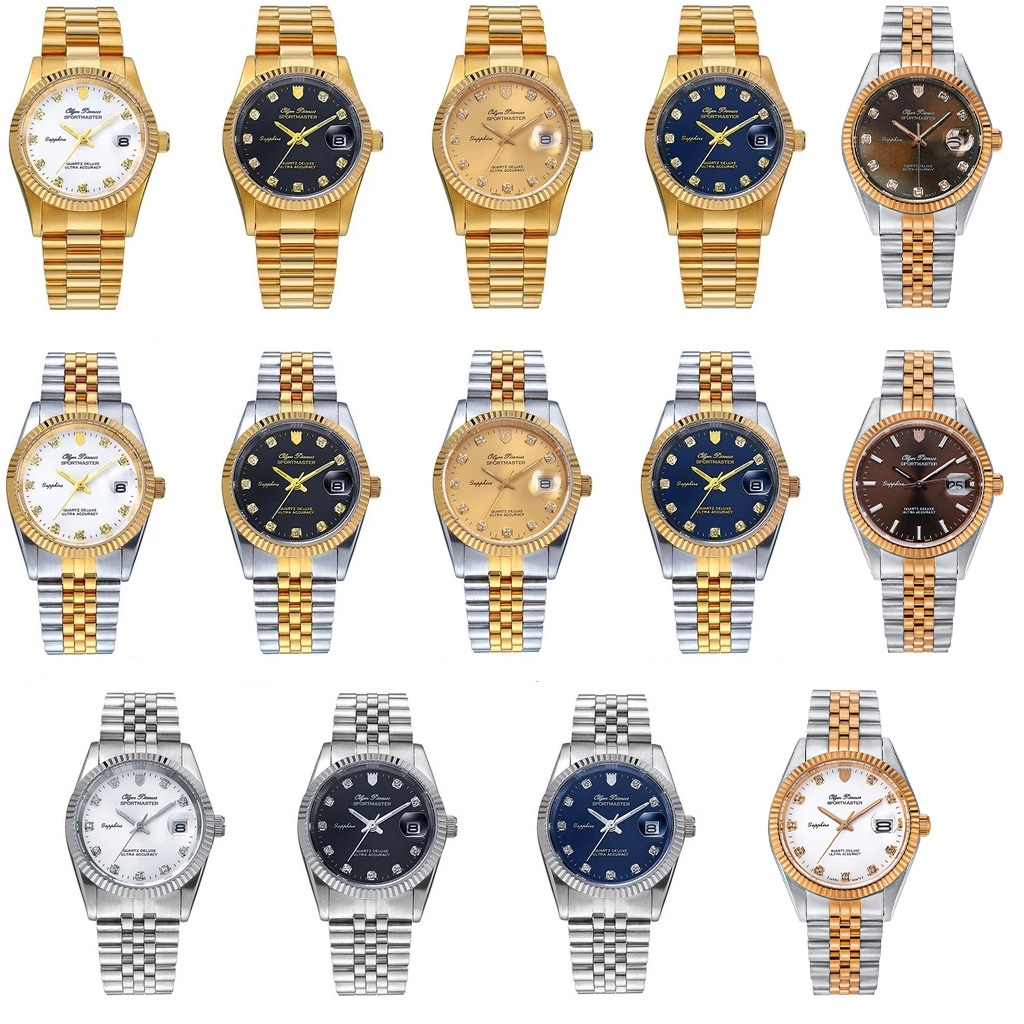 Đồng hồ nam mặt kính sapphire Olym Pianus Series OP89322