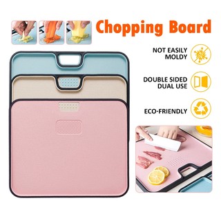  Thớt Nhựa Chống Trượt Kháng Khuẩn PP Dày Dặn,Thớt Nhựa Viền 2 Mặt Chống Tràn Nước,Cho Gia Đình 