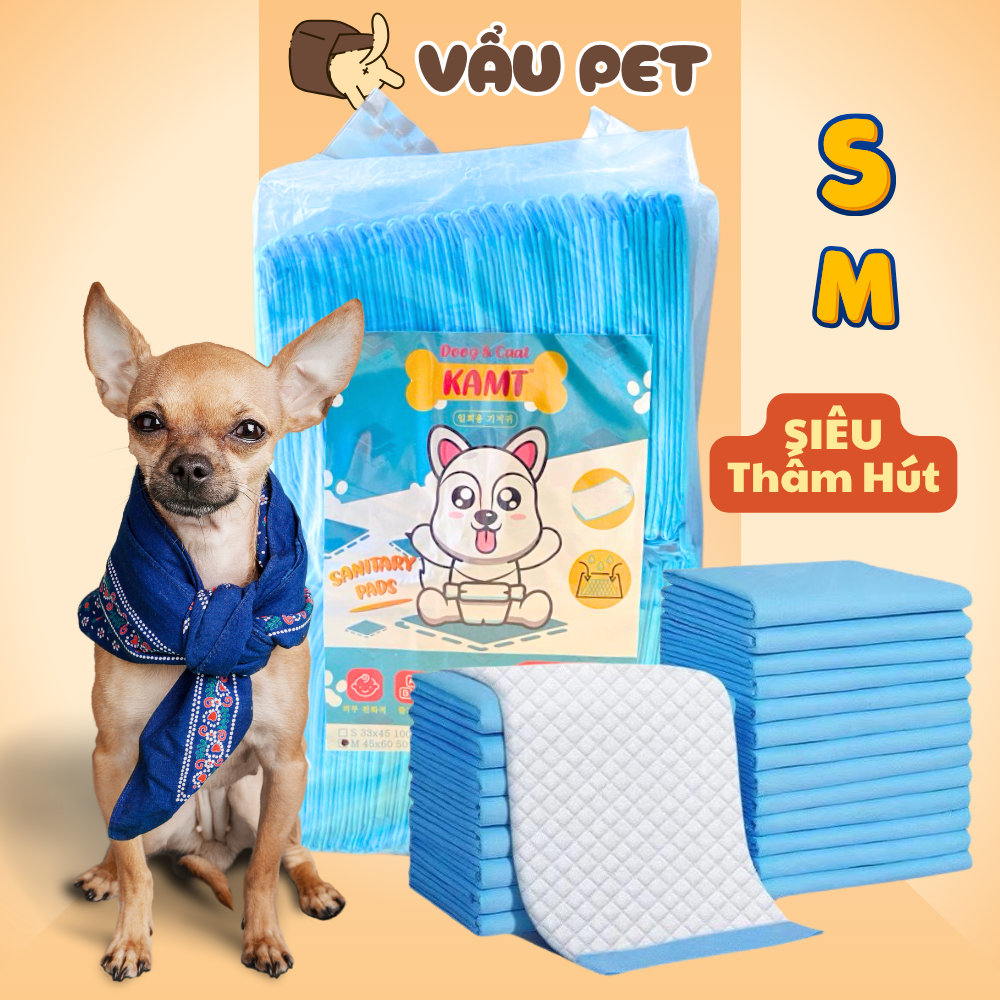 Tã Lót Chó Mèo Bịch - Tã Lót Chuồng, Vệ Sinh Cho Chó Mèo Vẩu Pet Shop