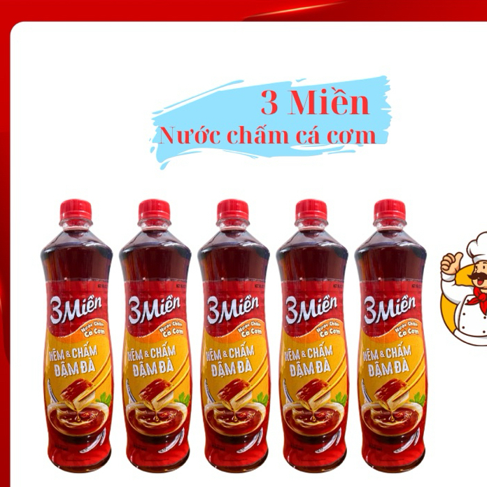 Nước Mắm 3 Miền Chai 800ml Mới