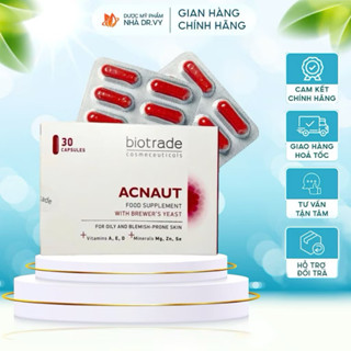 Thực Phẩm Bảo vệ sức khoẻ Biotrade Food Supplement with brewer’s yeast giúp giảm mụn,giảm dầu nhờn cho da (Hộp 30 Viên