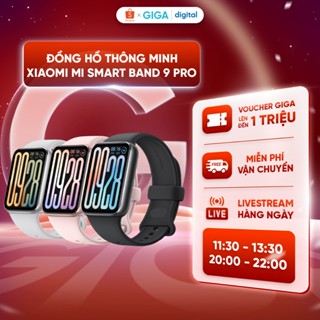   BẢN QUỐC TẾ  Đồng hồ thông minh Xiaomi Mi Smart Band 9 Pro - AMOLED 1,74 inch - Theo dõi nhịp tim 