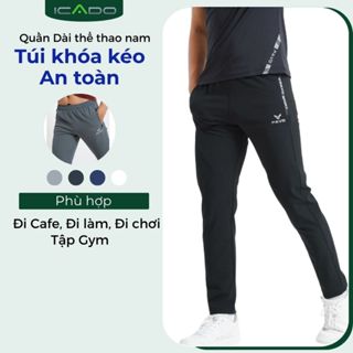 Quần Thể Thao Dài Tập Gym Yoga Nam AT1 Quần Tập Thun Dù Co Giãn Tốt PAVO Thoáng Khí thế giới đồ tập