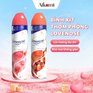 Xịt thơm phòng Lovenose, nước hoa xịt phòng hương thơm tự nhiên dễ chịu lưu hương lâu dài 320ml