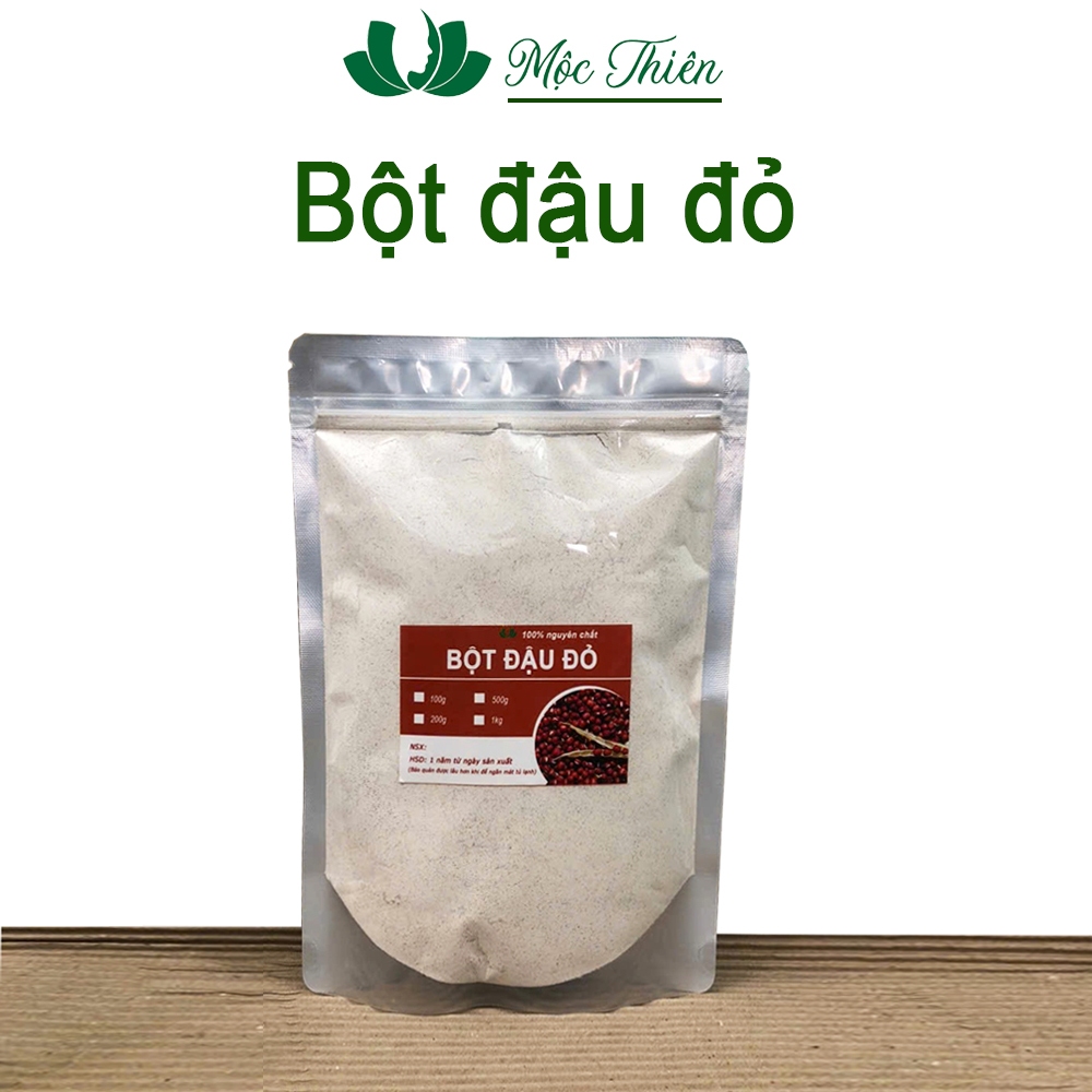 Bột đậu đỏ 500g đắp mặt trắng da