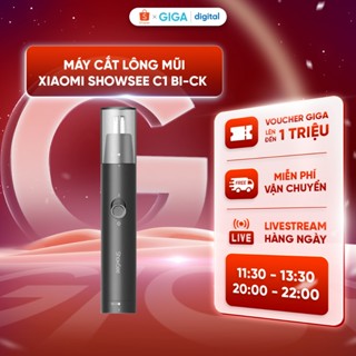Máy cắt tỉa lông mũi Xiaomi Showsee C1-BK - Máy tỉa lông mũi xoay 360 độ dễ dàng thay pin