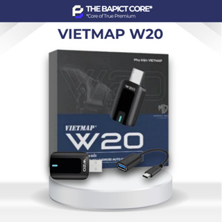 Vietmap W20 - Thiết bị chuyển đổi Carplay / Android Auto từ có dây thành không dây - BH 12T