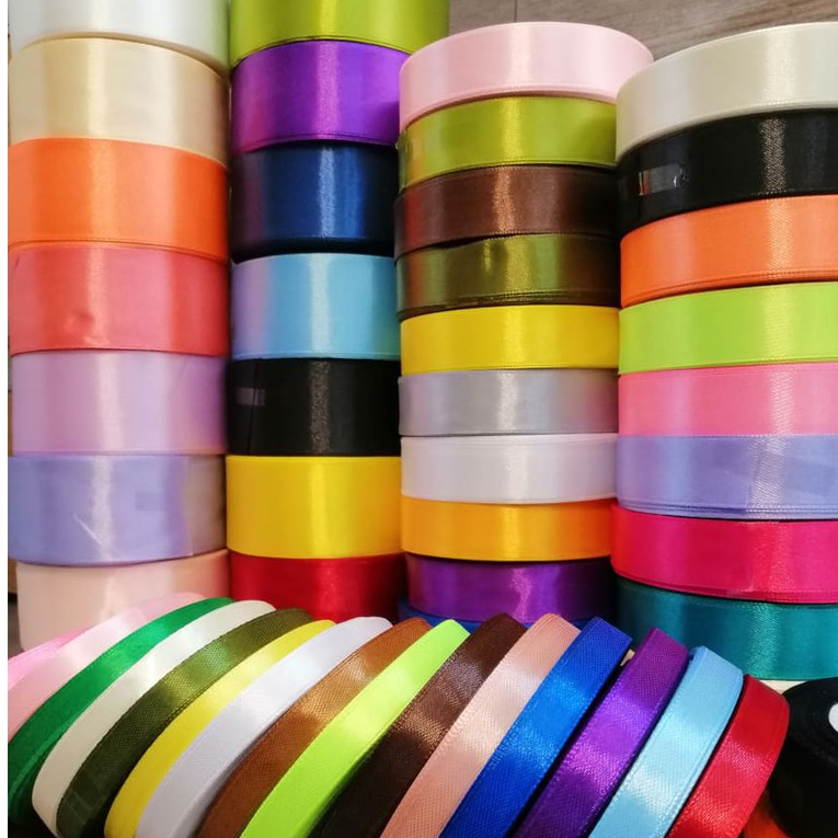 Ruy băng lụa satin cao cấp 1cm/2cm/4cm (dài 20m) – Gói quà, làm hoa, đồ handmade