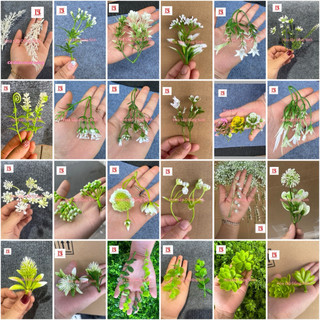 [ C442 ] ( 100 GRAM ) Lẻ Cỏ điểm, hoa điểm bó hoa, trang trí giỏ quà, hộp quà, giỏ hoa quả, trang trí decor
