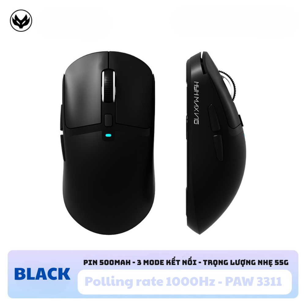 Chuột gaming không dây ATAS V16 - 3 mode - Pin 500mAh - Có app - DPI 22 000 - Chip PAW3311 | BigBuy360 - bigbuy360.vn