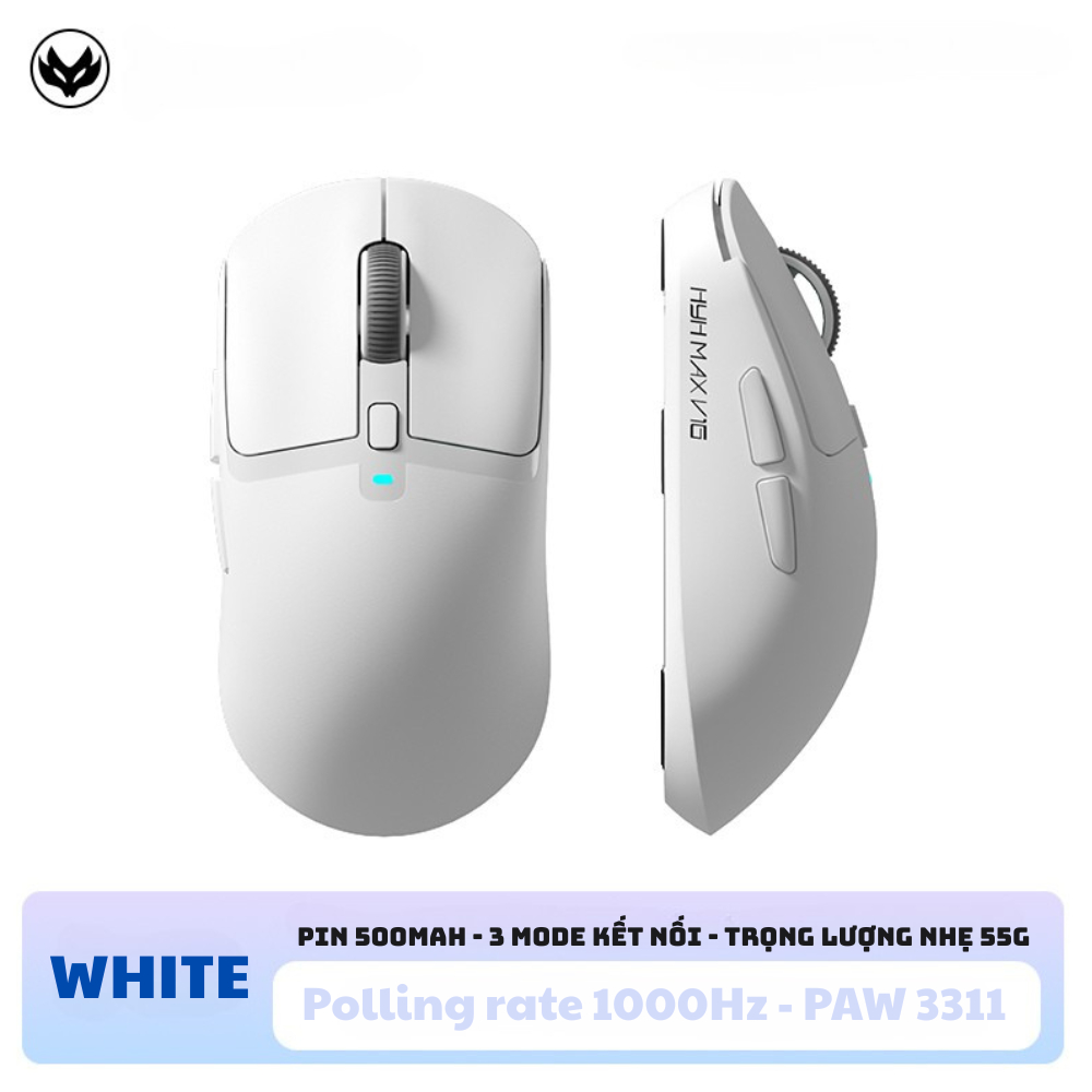Chuột gaming không dây ATAS V16 - 3 mode - Pin 500mAh - Có app - DPI 22 000 - Chip PAW3311 | BigBuy360 - bigbuy360.vn