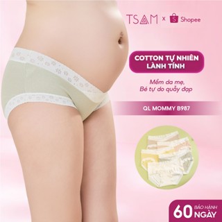 Combo 5 Quần lót bầu TSAM cotton mềm mát co dãn kháng khuẩn 7A thoáng khí TSAM QL Mommy B987