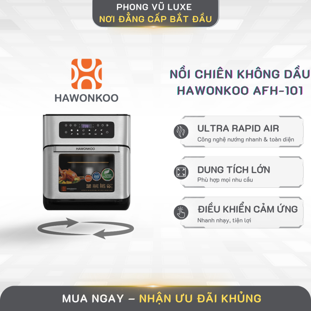 Nồi chiên không dầu Hawonkoo AFH-101