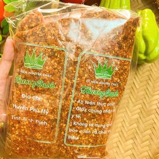 BỘT ỚT CÒN HẠT THƯƠNG CHANH - GÓI 500GR