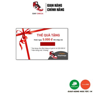   Quà tặng thẻ 5K  Khi mua sản phẩm miếng dán bảo vệ đế giày 