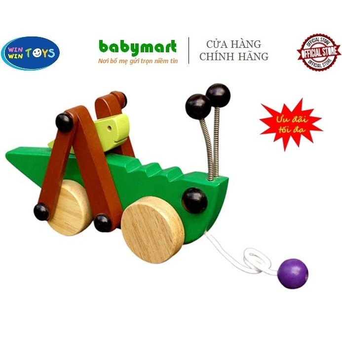 Đồ chơi gỗ - Châu chấu gỗ chính hãng Winwintoys 63252