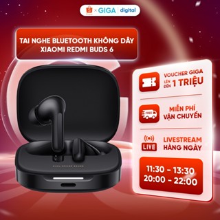 Tai nghe Bluetooth không dây Xiaomi Redmi Buds 6 - Micro kép chống ồn AI - Thời lượng pin lên đến 42 giờ