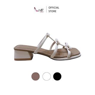 LOVIIECORNER - DÉP NỮ MŨI VUÔNG - DÉP THỜI TRANG BA QUAI MẢNH NƠ - DÉP BỆT PHONG CÁCH THỜI TRANG CAO 3  - D250537