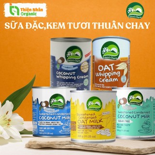  Sữa đặc thuần chay có đường không đường yến mạch Nature's Charm 320g Condensed Milk 