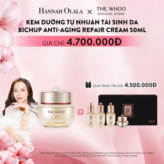 Hannah Olala x Whoo x Kem dưỡng tự nhuận tái sinh da The Whoo Bichup Ja Yoon Cream 50ml