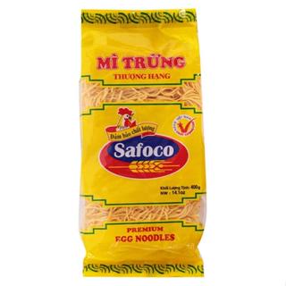  Mì trứng Thượng Hạng Safoco - Thùng 15 gói mỗi gói 400 gr - Mì gói vuông. 