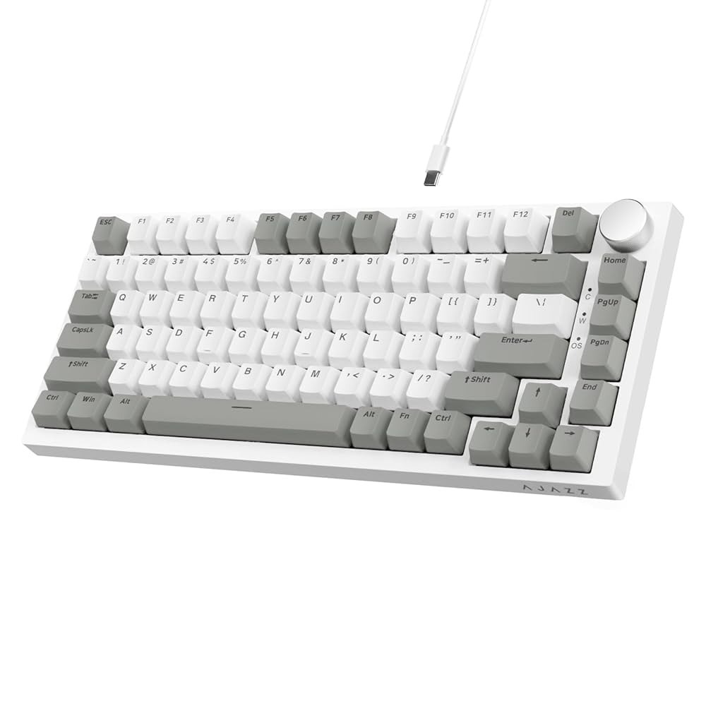 Bàn phím cơ Gaming Ajazz AK820- Layout 75%-Hot swap-Led RGB- Gasket Mounted-Mạch xuôi-Type C | BigBuy360 - bigbuy360.vn