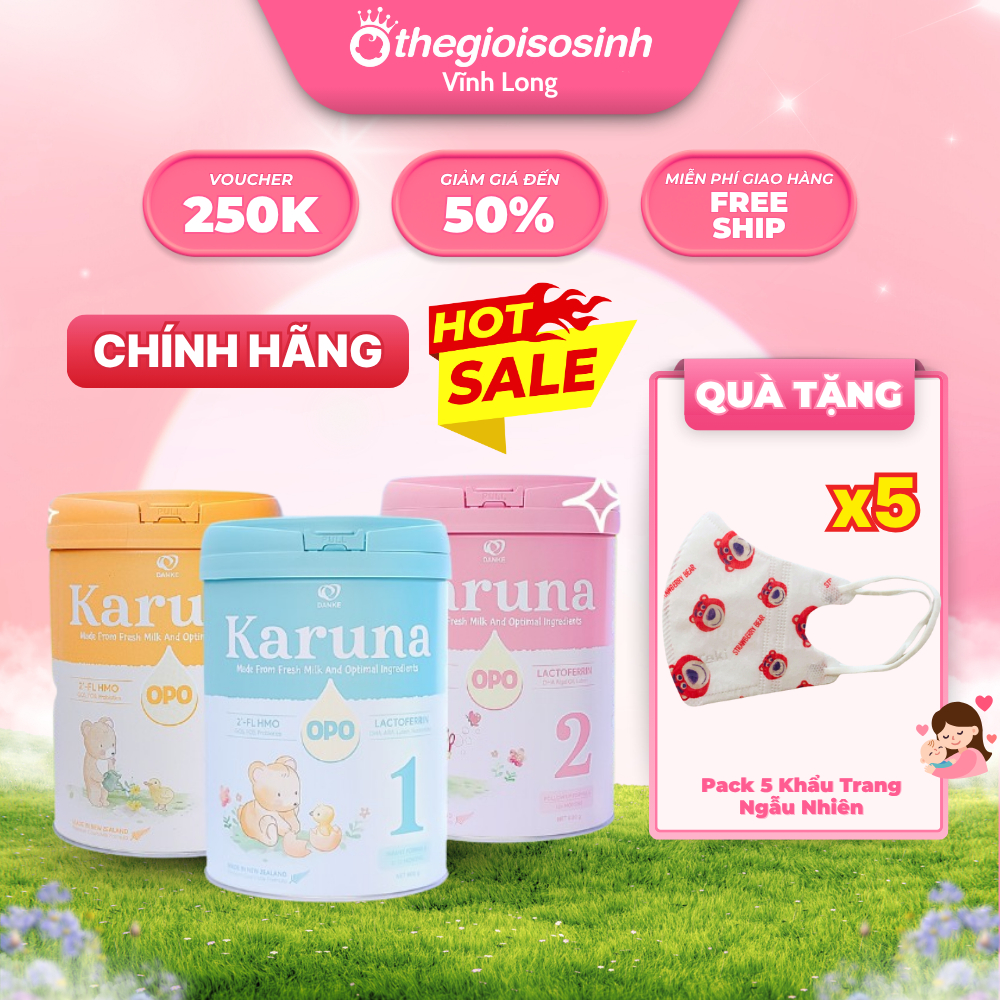 [✨DATE XA - SALE SỐC] Sữa Karuna Infant Formula Dinh Dưỡng Phát Triển Toàn Diện Bổ Sung Opo Probioti