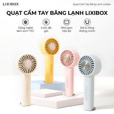 [Gift] Quạt Cầm Tay Băng Lạnh Lixibox Handheld Refrigeration Fan