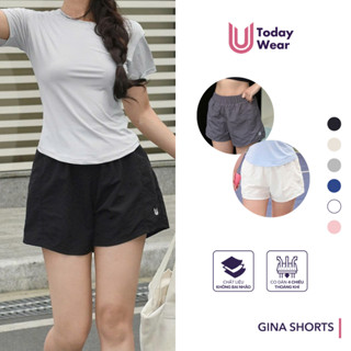 Quần đùi thể thao nữ Gina Short Today U Wear co giãn thoáng mát