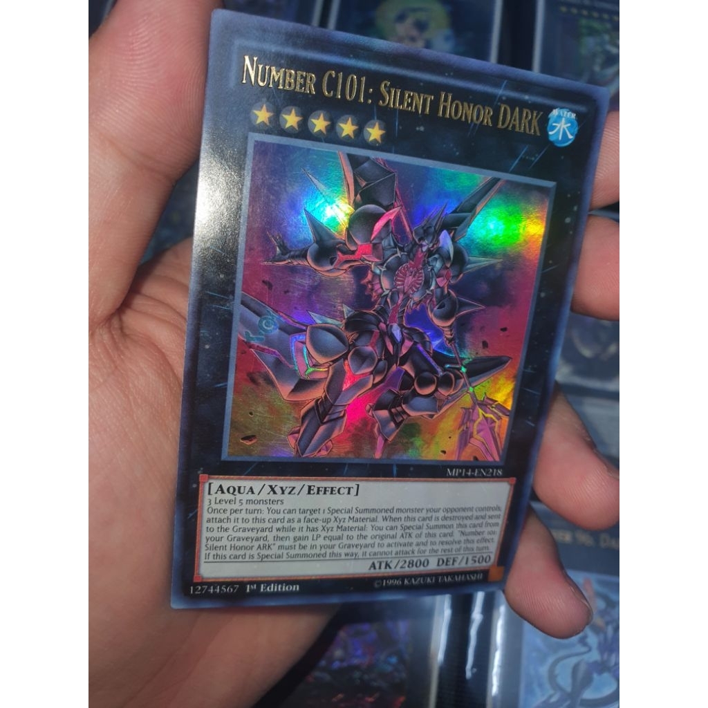 Thẻ Bài Yugioh - Number C101: Silent Honor DARK Ultra Rare MP14-EN218