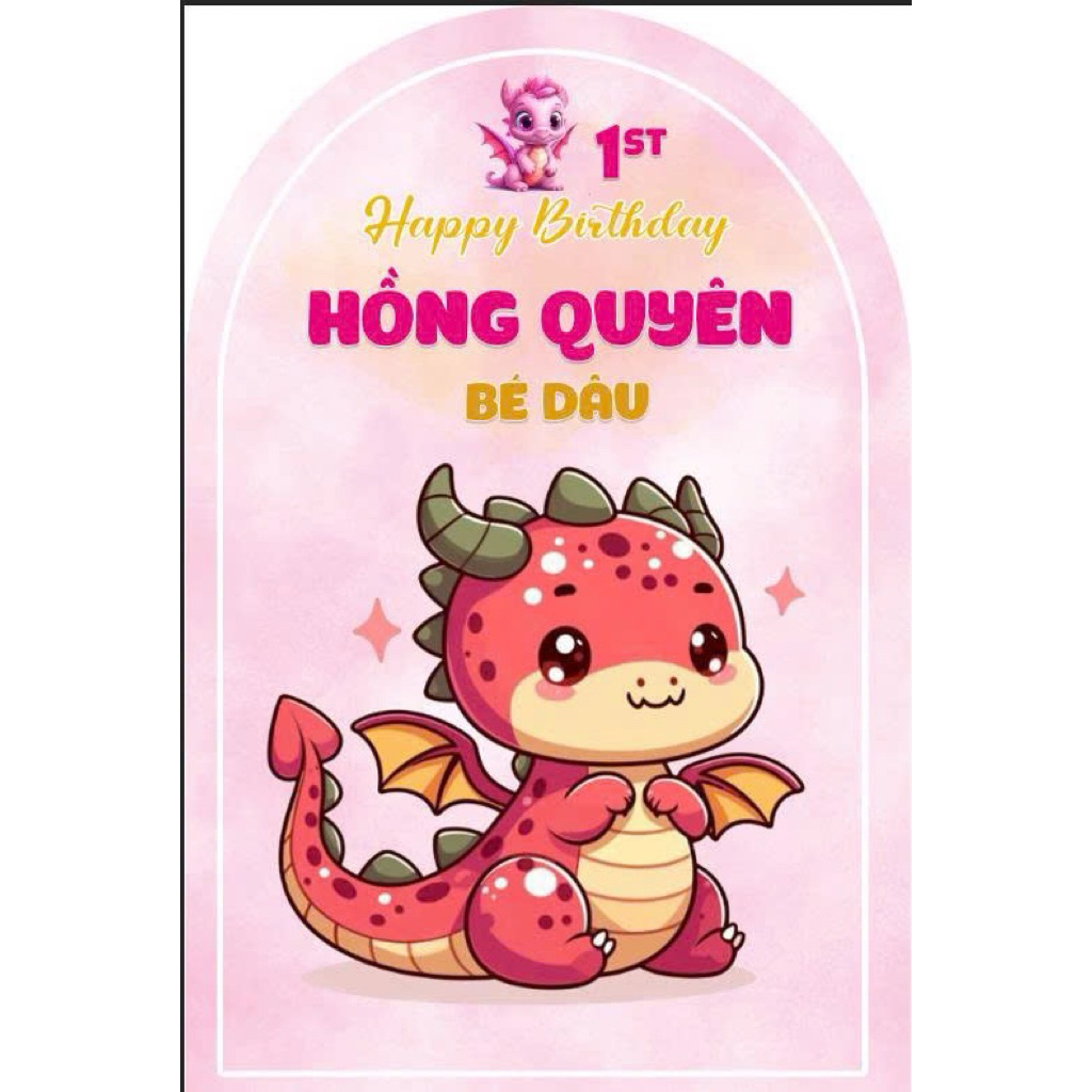 [Hàng thiết kế] Phông nền Backdrop khung vòm thiết kế theo yêu cầu khách hàng - Mây Party