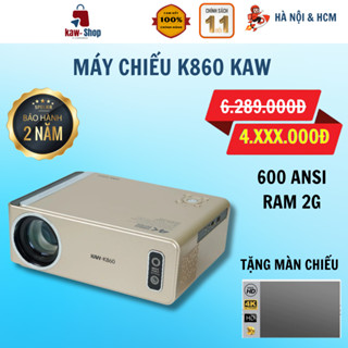 Máy Chiếu KAW K860 Mini 7000 Lumens – Kết Nối Đa Thiết Bị – Dạy Học, Giải Trí, Xem Phim 4K