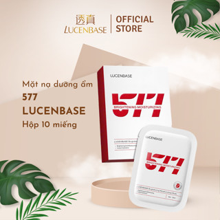 Hộp 10 miếng mặt nạ dưỡng ẩm sáng da LUCENBASE 577 nuôi dưỡng và căng bóng cho da