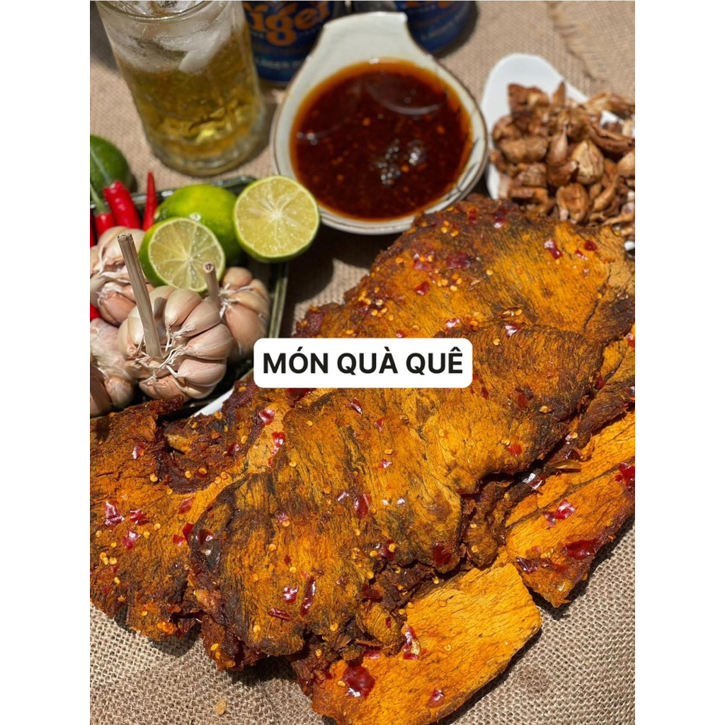 KHÔ BÒ HỒNG NGỰ - BÒ THẬT (Hút chân không đóng gói đi nước ngoài)