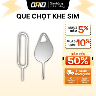 Que chọc sim ORIO đa năng cho điện thoại máy tính bảng , chất liêu kim loại