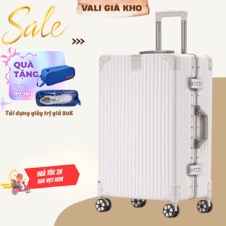  Vali kéo du lịch KIDEN KOREA Khung nhôm cao cấp nhập khẩu chống vỡ chống rạch móc khoá Sập TSA 