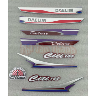 BỘ TEM XE CITI DAELIM 100
