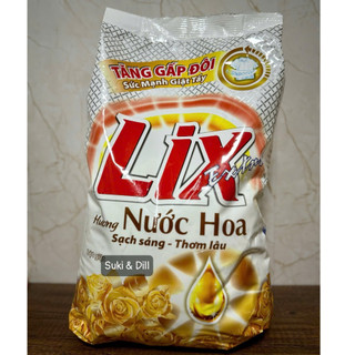  BỘT GIẶT LIX EXTRA GÓI 5.5KG HƯƠNG NƯỚC HOA - SẠCH SÁNG  THƠM LÂU GIẶT TAY VÀ GIẶT MÁY 