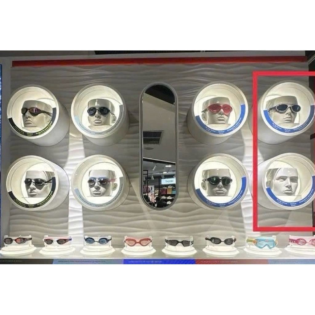 Đầu Manocanh nam đeo kính